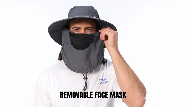 Amazon.com: BASSDASH UPF 50+ Breathable Sun Hat with Removable